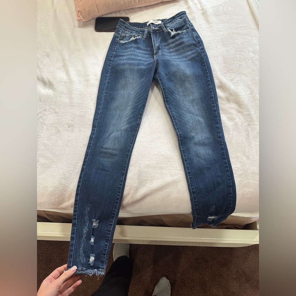 Great condition jeans ripped
